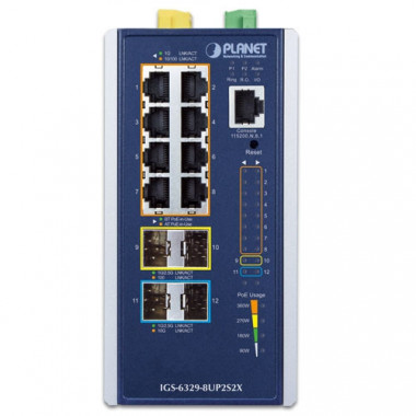 AW-IHT-0501 Switch Industrial 4-puertos PoE